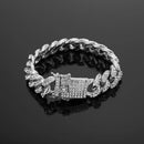 Pulseira Cuban Ice Cravejada